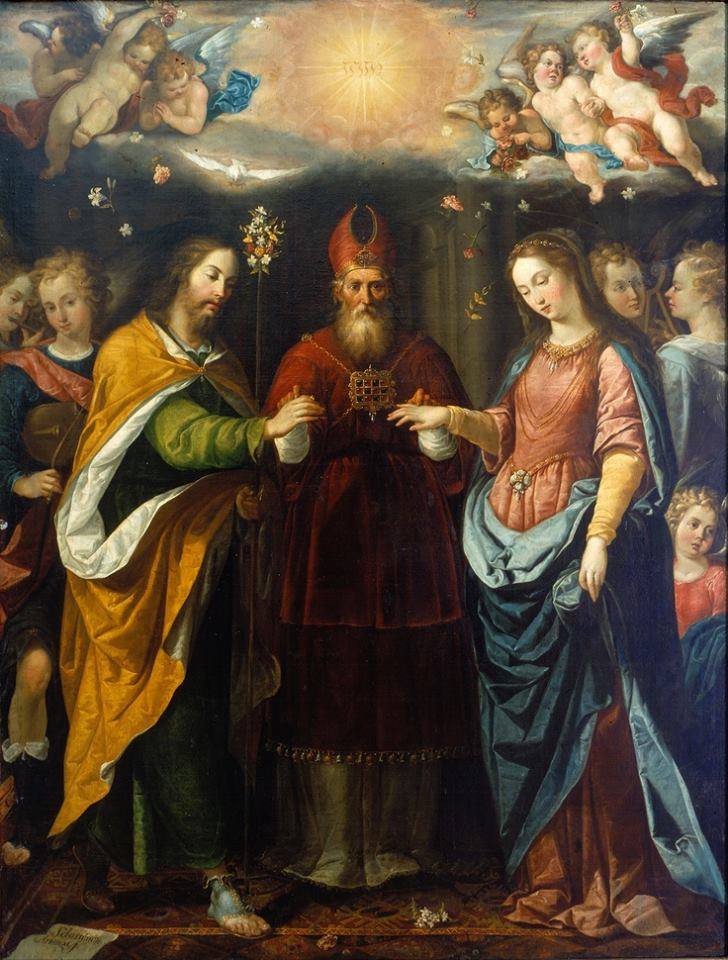 Znalezione obrazy dla zapytania zaślubiny św józefa z panną marią